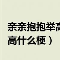 亲亲抱抱举高高下一句怎么回（亲亲抱抱举高高什么梗）