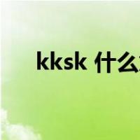 kksk 什么意思mea（kksk 什么意思）