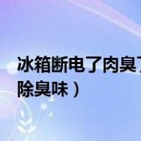 冰箱断电了肉臭了冰箱怎么除臭（冰箱停电肉臭了怎么消毒除臭味）