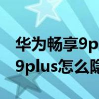 华为畅享9plus怎么隐藏应用图标（华为畅享9plus怎么隐藏应用）