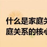 什么是家庭关系的核心和关键所在（什么是家庭关系的核心）