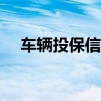 车辆投保信息查询（车辆保险查询系统）