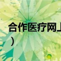 合作医疗网上缴费多少钱（合作医疗网上缴费）