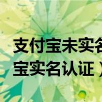 支付宝未实名认证可以支付吗（如何取消支付宝实名认证）