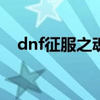 dnf征服之魂是什么职业（dnf征服之魂）