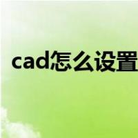 cad怎么设置十字光标（cad十字光标设置）