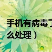 手机有病毒了怎么才能解除（手机有病毒了怎么处理）