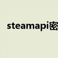 steamapi密钥（steamapi密钥怎么获取）