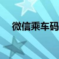 微信乘车码怎么改扣款方式（微信乘车）