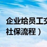 企业给员工交社保多久能查到（企业给员工交社保流程）