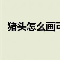 猪头怎么画可爱又简单（猪头怎么画可爱）