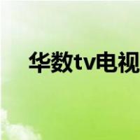 华数tv电视剧（华数tv电视怎么弄频道）