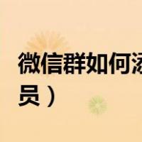 微信群如何添加管理员（微信群如何设置管理员）