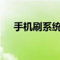 手机刷系统otg没有反应（手机刷系统）