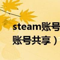 steam账号共享和独享有什么区别（steam账号共享）