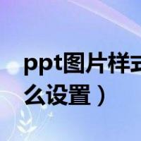 ppt图片样式怎么一键替换（ppt图片样式怎么设置）