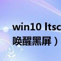 win10 ltsc无法唤醒黑屏（win10睡眠无法唤醒黑屏）