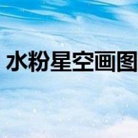 水粉星空画图片简单好看（水粉星空画图片）