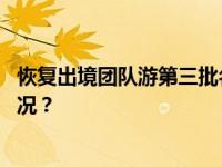 恢复出境团队游第三批名单公布：含美日韩等国 这是什么情况？