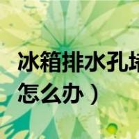 冰箱排水孔堵塞怎么办视频（冰箱排水孔堵塞怎么办）