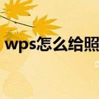 wps怎么给照片换底色（怎么给照片换底色）