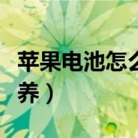 苹果电池怎么保养电池寿命（苹果电池怎么保养）