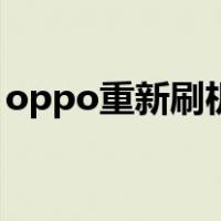 oppo重新刷机怎么刷（oppo怎么刷机重置）