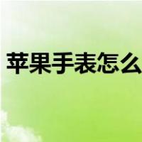 苹果手表怎么充电图片（苹果手表怎么充电）