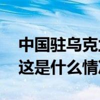 中国驻乌克兰大使馆：暂勿来乌、暂勿返乌 这是什么情况？