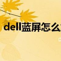 dell蓝屏怎么解决方法（手机蓝屏怎么解决）