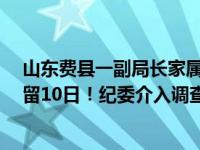 山东费县一副局长家属向景区员工连泼3杯热水，警方：拘留10日！纪委介入调查 这是什么情况？