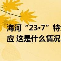 海河“23·7”特大洪水暴露哪些短板？如何提升？水利部回应 这是什么情况？