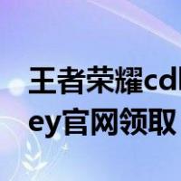 王者荣耀cdkey官网领取链接（王者荣耀cdkey官网领取）