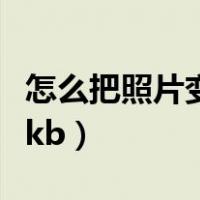 怎么把照片变小到20k（怎么把照片变小到20kb）