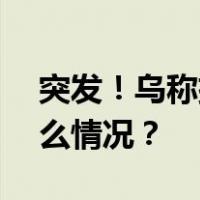 突发！乌称摧毁俄军S-400防空系统 这是什么情况？