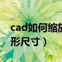 cad如何缩放到想要的尺寸（cad怎么缩小图形尺寸）