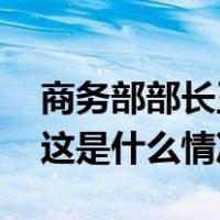 商务部部长王文涛会见美国商务部长雷蒙多 这是什么情况？