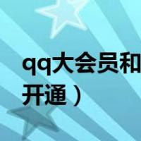 qq大会员和超级会员有什么区别（qq大会员开通）