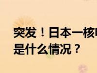 突发！日本一核电站供水处理建筑内起火 这是什么情况？