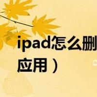 ipad怎么删除应用缓存数据（ipad怎么删除应用）