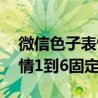 微信色子表情1到6固定怎么弄（微信色子表情1到6固定）