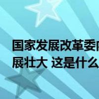 国家发展改革委内设民营经济发展局，目标促进民营经济发展壮大 这是什么情况？