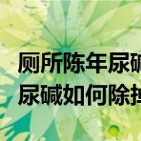 厕所陈年尿碱如何除掉有十厘米厚（厕所陈年尿碱如何除掉）