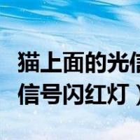 猫上面的光信号闪红灯没有网络（猫上面的光信号闪红灯）