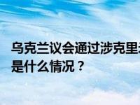 乌克兰议会通过涉克里米亚行政区划法案，泽连斯基签署 这是什么情况？