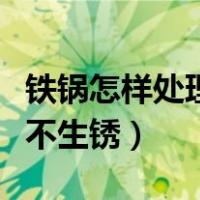 铁锅怎样处理永不生锈妙招（铁锅怎样处理永不生锈）