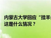 内蒙古大学回应“挂羊头卖鸭肉”：涉案企业已被清理出校 这是什么情况？