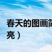 春天的图画简单又好看（春天的图画简单又漂亮）