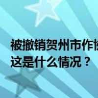 被撤销贺州市作协副主席职务的王忠民，辞去人大代表职务 这是什么情况？