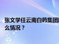 张文学任云南白药集团股份有限公司党委委员、书记 这是什么情况？